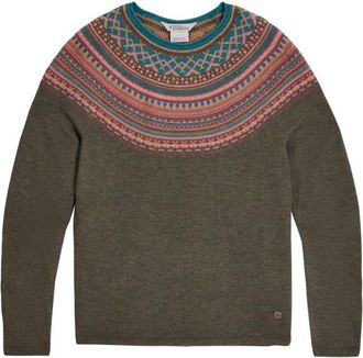 Royal Robbins Westlands Fairisle Crew Merinopullover f&uuml;r Damen | braun