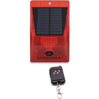 OEM Luz De Alarma Solar, Resistente Al Agua Ip65, Cuatro Modos, Distancia De Detecci&oacute;n De 5 A 8 M (2 Unidades)