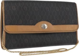 Dior Pre-owned Clutches, female, Black, Size: ONE SIZE Pre-owned Vintage Shoulder Bag