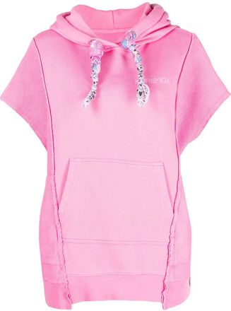 Khrisjoy sleeveless cotton hoodie - women - Cotton - 000 - Pink
