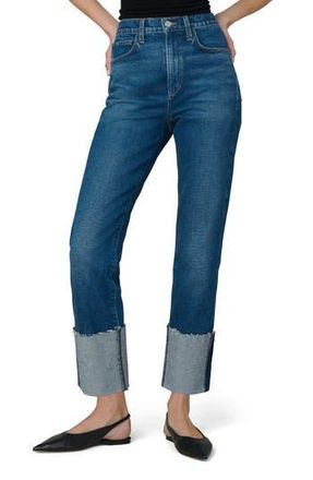 Joe's The Margot Cuffed Raw Hem High Waist Ankle Slim Jeans in Serendipitous at Nordstrom Rack, Size 24