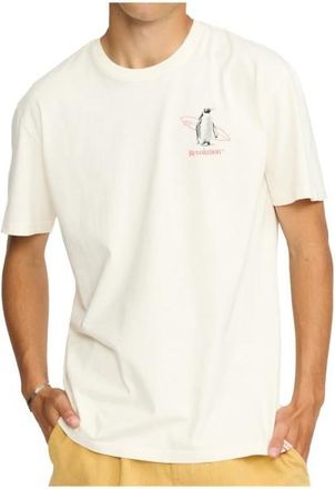 Revolution Printed T-Shirt Pinguin T-Shirt f&uuml;r Herren | wei&szlig;