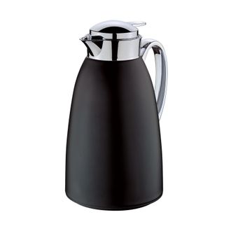 OEM Jarra T&eacute;rmica Cilio Venezia, Acero Inoxidable, 1,0 L, Di&aacute;metro 14 X 27 Cm, Negro Mate