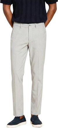 Mason's Milano Chino Broeken - Heren - Chinos - Grijs - 2XL - Katoen - Broeken