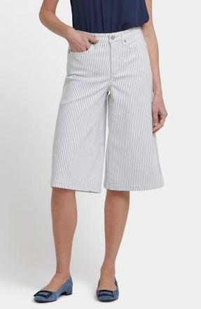 NYDJ Amelia Culotte Jeans in Palencia Stripe at Nordstrom Rack, Size 14