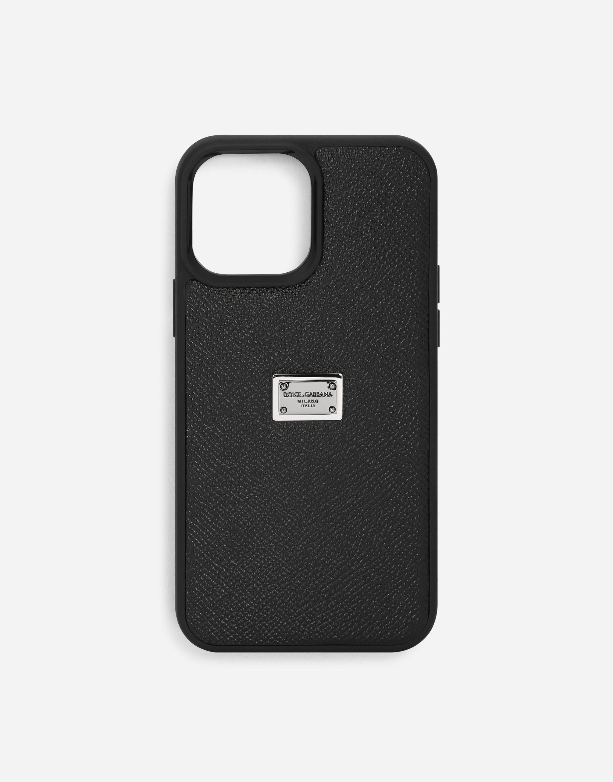 dolce&gabbana iPhone12ケース DOLCE & GABBANA Leopard and Black Silicone Phone Case Cover