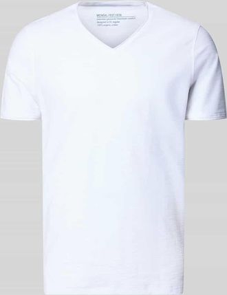 Mc Neal T-Shirt mit V-Ausschnitt in Weiss, Gr&ouml;&szlig;e XXXL