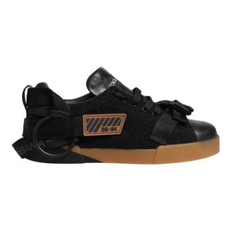 Dolce & Gabbana Sneakers, male, Black, Size: 7 US Low Top Sneakers