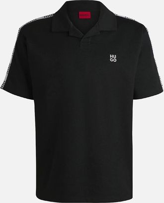 HUGO BOSS Mens Dalpars Polo Shirt - Black - Size: 44