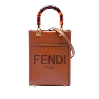 Fendi Pre-owned Mini Bags, female, Brown, Size: ONE SIZE Pre-owned Mini Sunshine Shopper