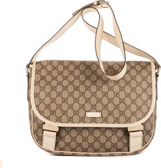 Gucci Pre-owned Womens Messenger Shoulder Bag - Beige - One Size