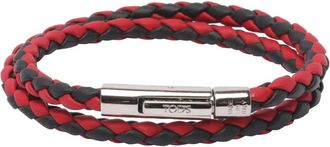 Tod's Bracciale intrecciato - Rosso