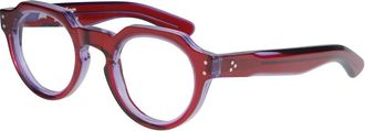 K&agrave;dor Glasses, unisex, Red, Size: 48 MM Spike Frame