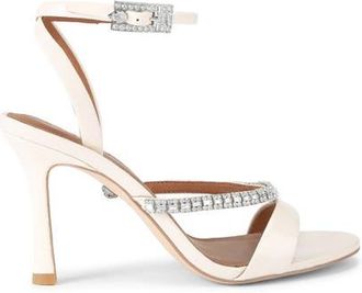 Kurt Geiger Crystal Ankle Strap Sandal in Natural at Nordstrom, Size 9.5Us