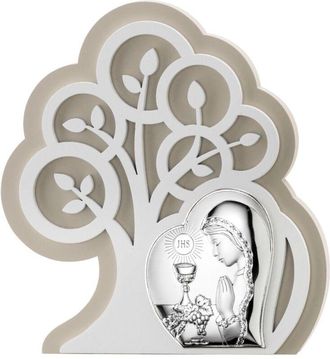 OEM Cuadro Santa Comuni&oacute;n, Recuerdo De Primera Comuni&oacute;n En Plata Con Grabado Tama&ntilde;o: 14x15,5 Cm C&oacute;digo: Vl81400/1l