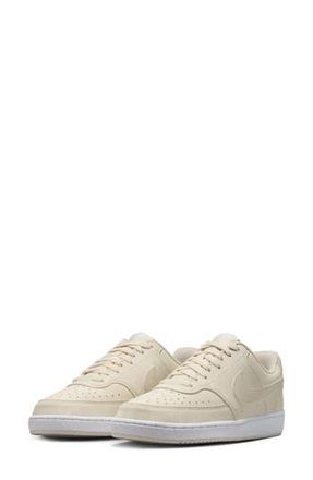 Nike Court Vision Low Sneaker in Light Brown/Brown/White at Nordstrom Rack, Size 10.5