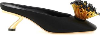 Ferragamo Black Slip On Pumps