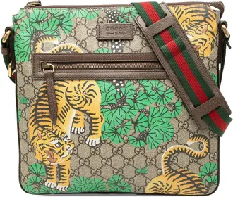 Gucci Pre-owned Gucci GG Supreme Web Bengal Crossbody Ladies XAGFBKY7J0D0BVWG