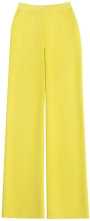 Saiid Kobeisy Lime Green Straight-Fit Pants