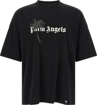 Palm Angels Hombre, Camisetas, Negro, Talla: L