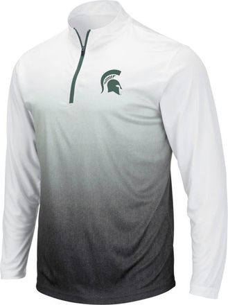 Colosseum Mens Colosseum Gray Michigan State Spartans Magic Team Logo Quarter-Zip Jacket at Nordstrom, Size Xxx-Large