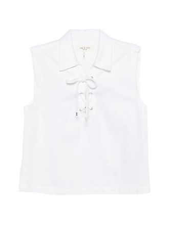 Rag & Bone Uftwt Fiona Lace up Shirt