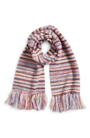 Treasure & Bond Melange Knit Scarf in Burgundy at Nordstrom