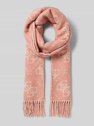 Guess Schal mit Ausfransungen in Rosa, Gr&ouml;&szlig;e 1