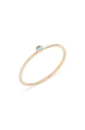Nashelle Birthstone Ring in September Gold at Nordstrom, Size 5