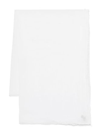 Toteme crinkled scarf - White