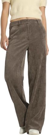 Cambio Broeken, Dames, Bruin, S, Polyester, Amelie Corduroy Broek