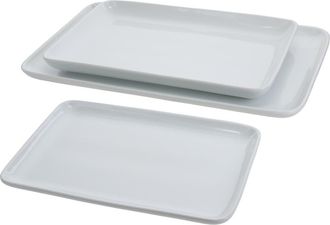 BIA Cordon Bleu Vail 3-Piece Rectangular Platters in White at Nordstrom Rack