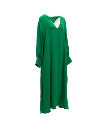 Valentino Garavani Puffed-Sleeve Evening Dress - Green