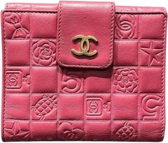 Chanel Pre-owned Wallets, female, Pink, Size: ONE SIZE Pre-owned Vintage Wallet