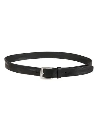 Orciani Sports Slim Embossed Calf Leather Belt