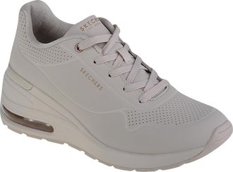Skechers MILLION AIR - ELEVATED AIR Sneaker Beige da Donna 155401 OFWT