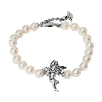 Vivienne Westwood Putti Parel Armband - Dames - Accessoires - Wit - Maat: ONE Size