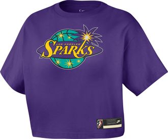 Nike (WMNS) Nike Los Angeles Sparks Court Origins WNBA T-Shirt Field Purple IO1539-504