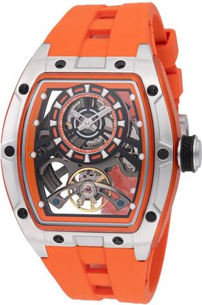Invicta S1 Rally 49034 Heren Horloge - Automatisch Uurwerk - Roestvrij Staal met zwarte Wijzerplaat - 44mm