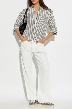 Rag & Bone Shirt With Pocket, Womens, Cream