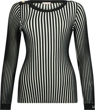 Liu Jo Round-neck Knitwear - female - Liu Jo - Round-neck Knitwear - Multicolor - XL - Knitwear