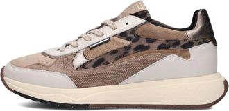 Floris Van Bommel Taupe Stijlvolle Sneakers voor Herfst/Winter - Dames - Sneakers - Veelkleurig - 37 EU - Wol - Schoenen
