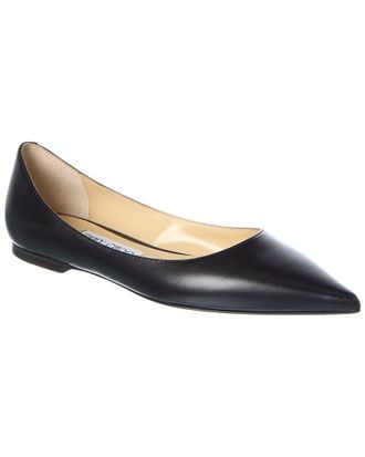 Jimmy Choo London Love Leather Flat