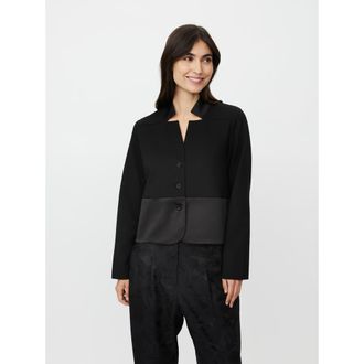 Masai Majadania Cropped Blazer in Black at Nordstrom, Size Xx-Large