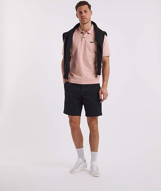 Calvin Klein Black Slim Belted Short