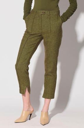 Walter Baker Shania Crop Pants in Leaf Herringbone at Nordstrom Rack, Size 0