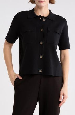 T Tahari Cardigan Sweater in Black at Nordstrom Rack, Size X-Small