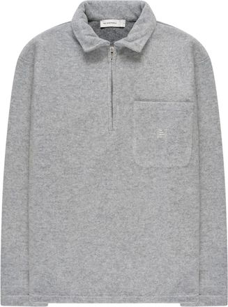 The Goodpeople Leo Update Sweaters in Grijs - Heren - Polos - Grijs - XL - Tops