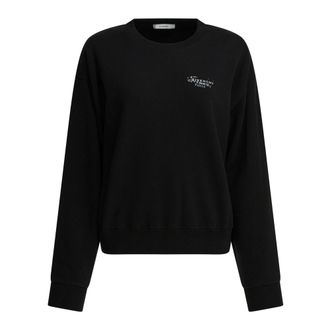 Givenchy Sweatshirt van fleece met stempelprint - Dames - Sweatshirts - Zwart - M - Katoen - Hoodies & sweatvesten