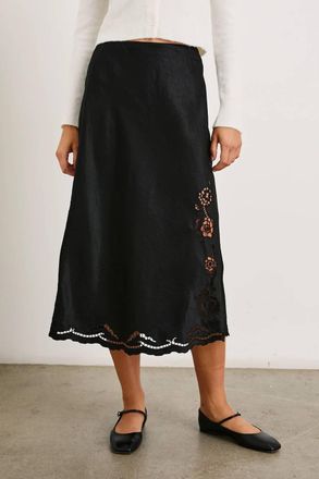 Rails Anya Skirt In Black Eyelet